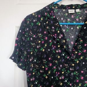 Gap Floral Shirt Dress
